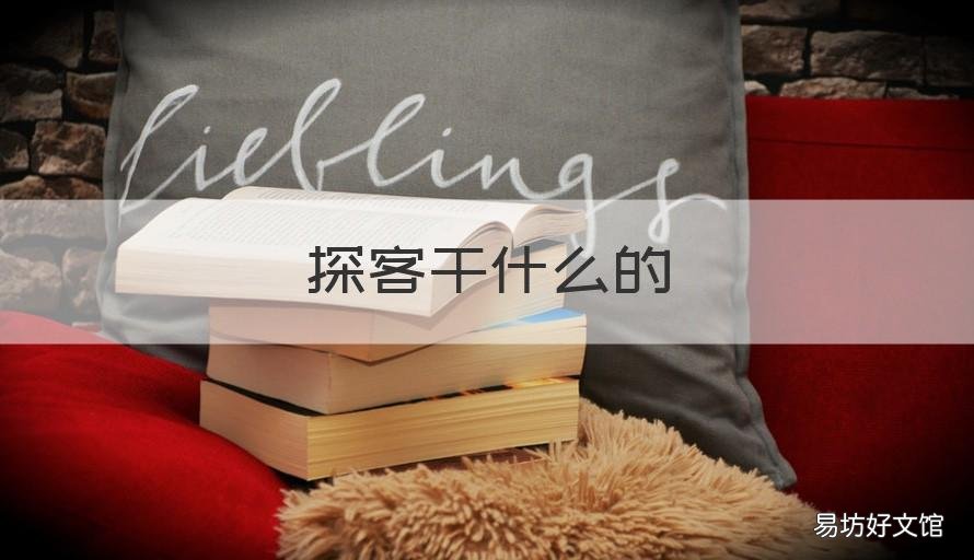探客干什么的 探客怎么样
