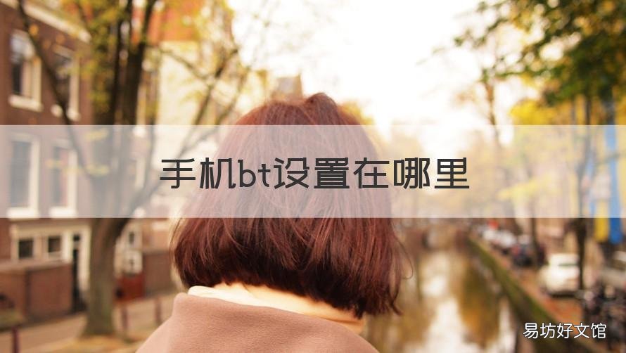手机bt设置在哪里 手机bt用什么打开