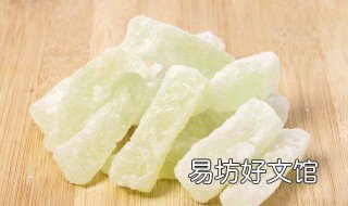 冰糖冬瓜条的做法 冰糖冬瓜条怎么做?