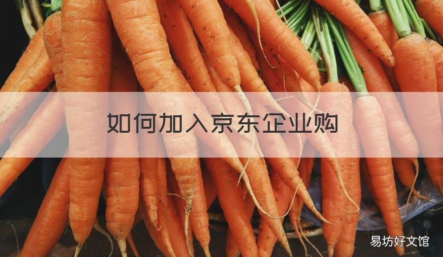 如何加入京东企业购 怎样加入京东商城