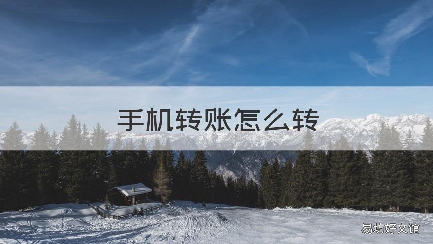 手机转账怎么转 手机转账怎么转不了