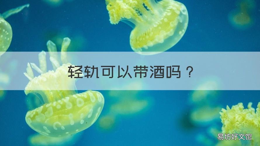 轻轨可以带酒吗 轻轨能带酒嘛