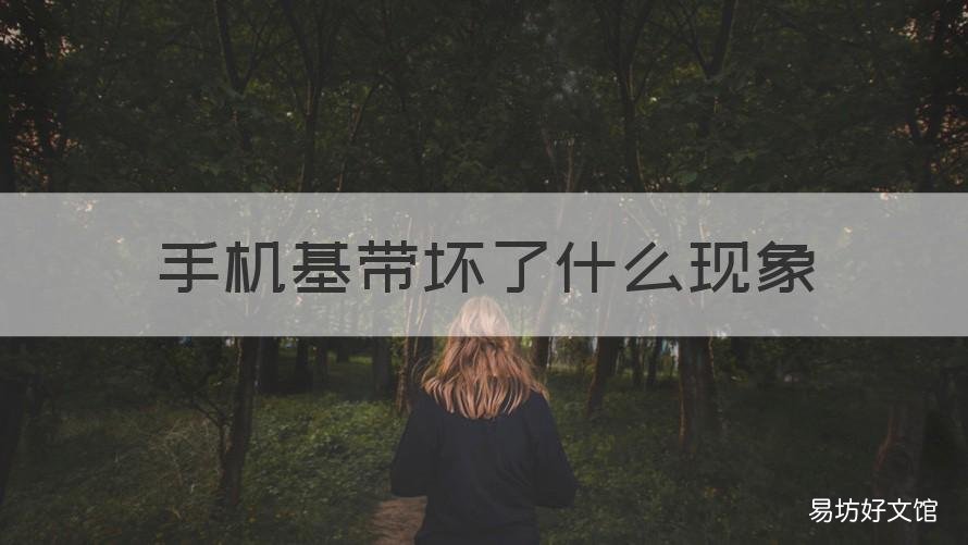 手机基带坏了什么现象 手机基带坏了的表现