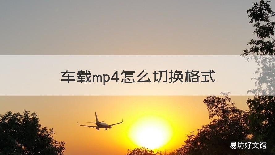车载mp4怎么切换格式 mp4格式在车上能放吗
