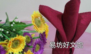 口布花的十种不同叠法