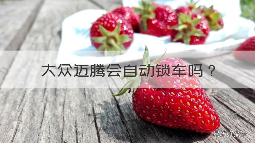 大众迈腾会自动锁车吗 大众迈腾开车自动锁车门