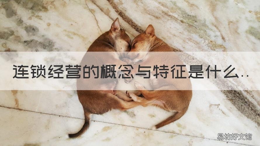 连锁经营的概念与特征是什么 连锁经营的类型以及各自的特征