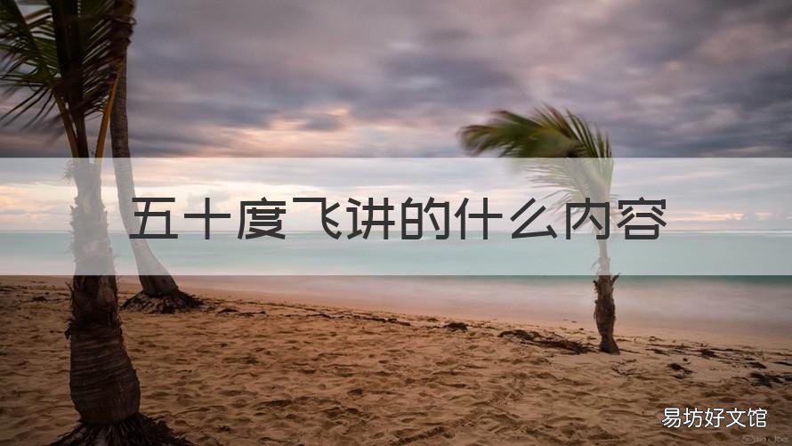 五十度飞讲的什么内容 五十度飞是讲啥的