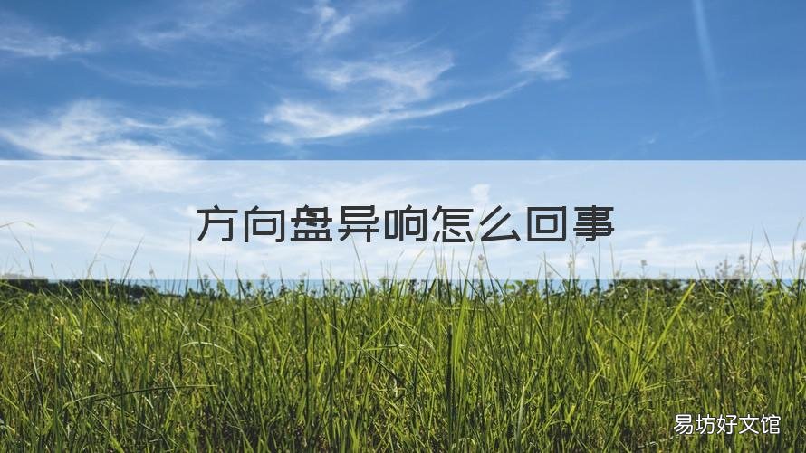 方向盘异响怎么回事 方向盘异响怎么回事?