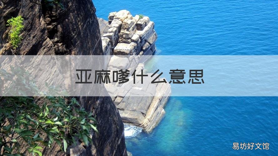 亚麻嗲什么意思 亚麻的意思是什么意思