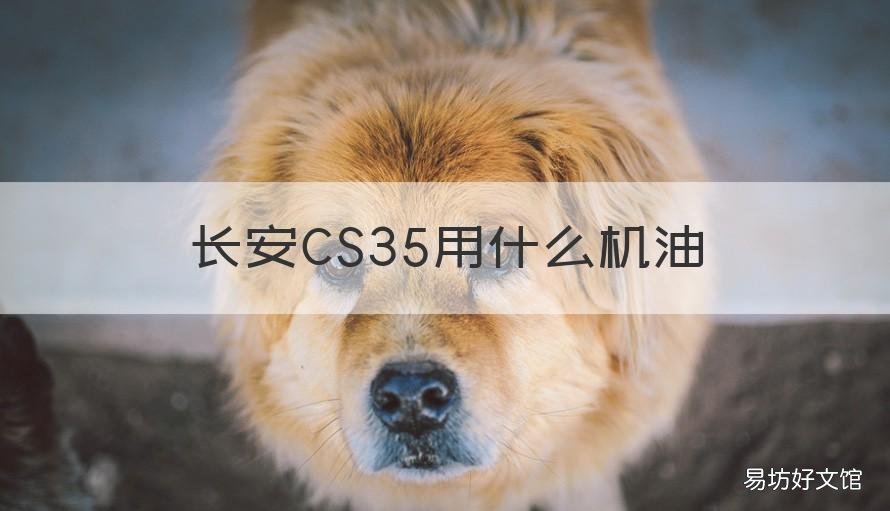 长安CS35用什么机油 长安cs35应该加什么机油