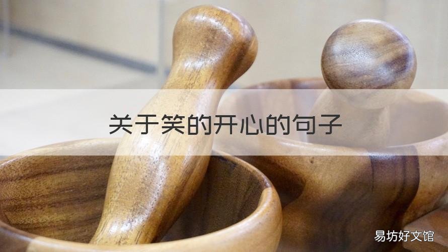 关于笑的开心的句子 开心笑了的句子