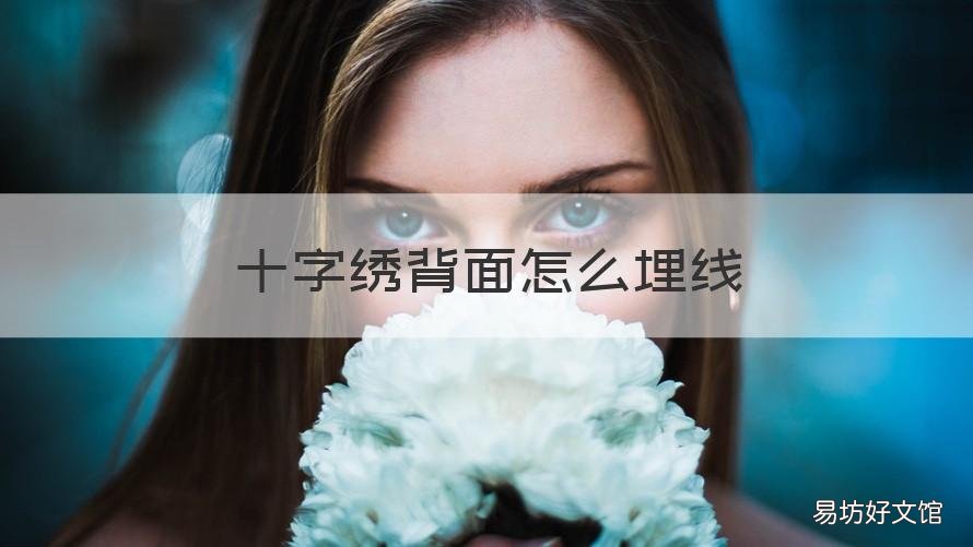 十字绣背面怎么埋线 十字绣背竖起针埋线