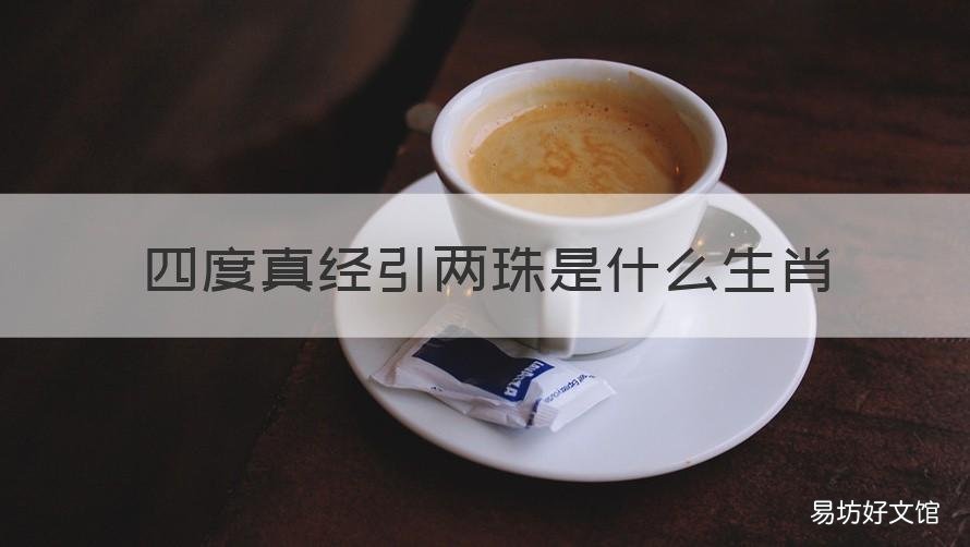 四度真经引两珠是什么生肖 四度真经引两珠,未知五四食何方打一生肖