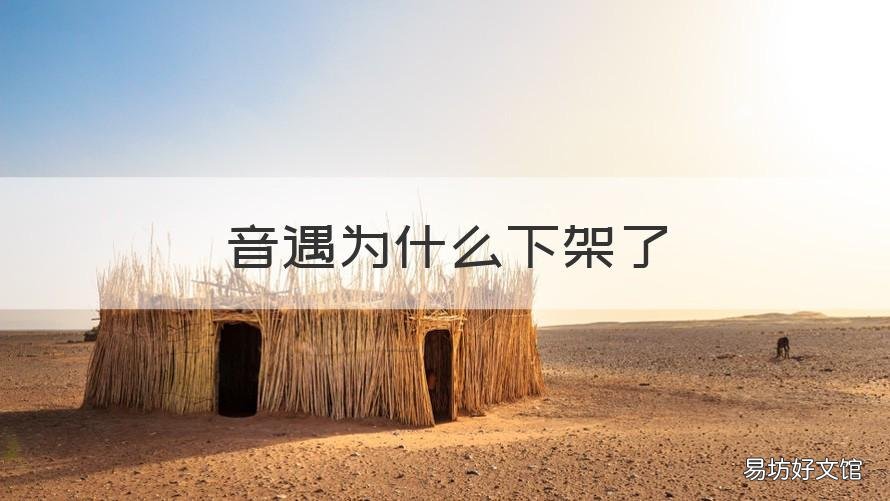 音遇为什么下架了 音遇下架原因
