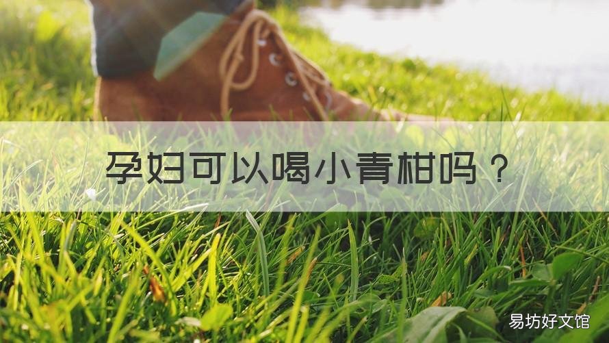 孕妇可以喝小青柑吗 小青柑孕妇可以喝吗?