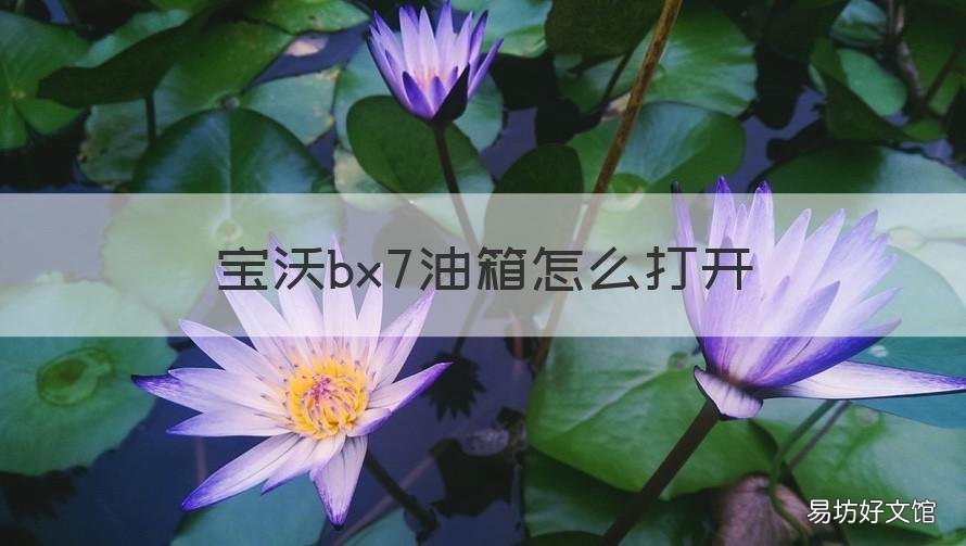 宝沃bx7油箱怎么打开 宝沃bx7油箱内按钮在哪