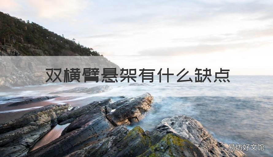 双横臂悬架有什么缺点 双纵臂式独立悬架优缺点
