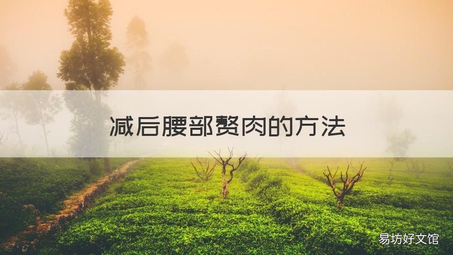 减后腰部赘肉的方法 减腰部赘肉的方法视频