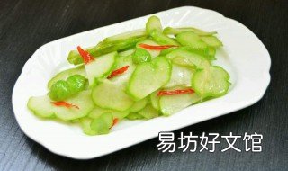 回孑瓜炒法 子瓜怎么炒