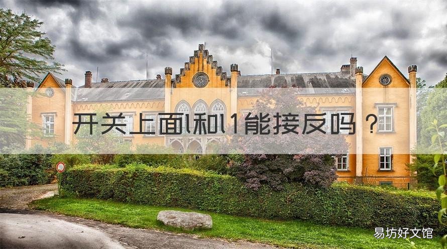 开关上面l和l1能接反吗 单联单控开关上L和L1接反了