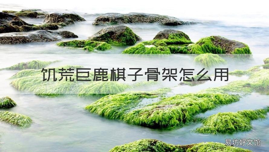 饥荒巨鹿棋子骨架怎么用 饥荒骨架怎么得