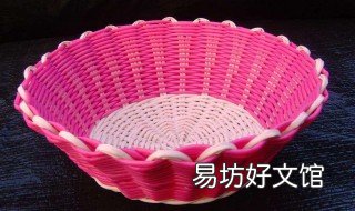 怎么编圆篮底 最简单篮子的编法圆底