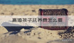 离婚孩子抚养费怎么要 离婚孩子抚养费要一次性付清吗