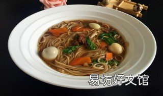 青菜肉面的做法 青菜肉丝面的做法