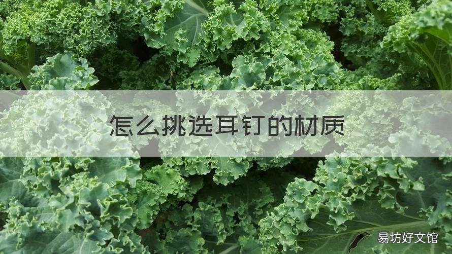 怎么挑选耳钉的材质 耳钉什么材质比较好