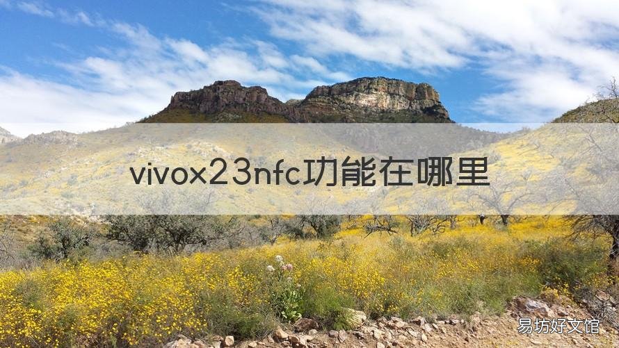 vivox23nfc功能在哪里 vivox23nfc功能是什么在哪里打开