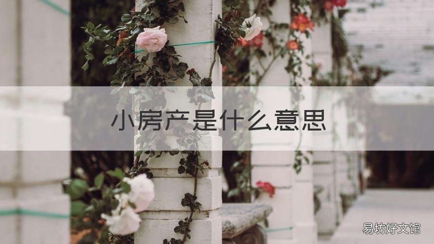 小房产是什么意思 小房什么意思是什么