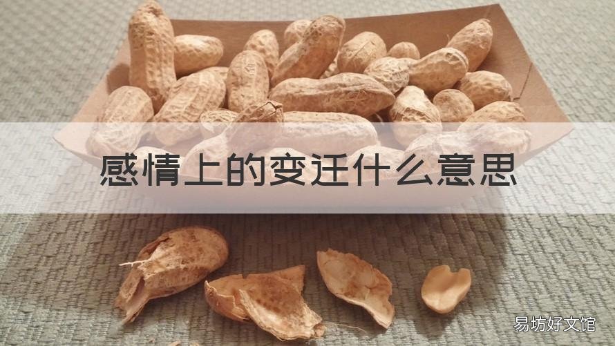 感情上的变迁什么意思 感情变了是什么样的