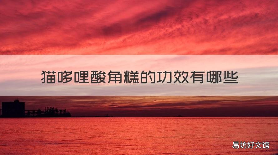 猫哆哩酸角糕的功效有哪些 猫哆哩酸角糕图片