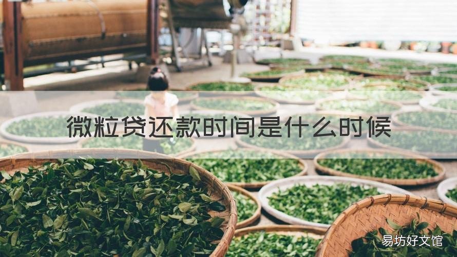 微粒贷还款时间是什么时候 微粒贷什么时候还款