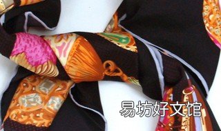 方巾的各种围法 1.4米大方巾的各种围法