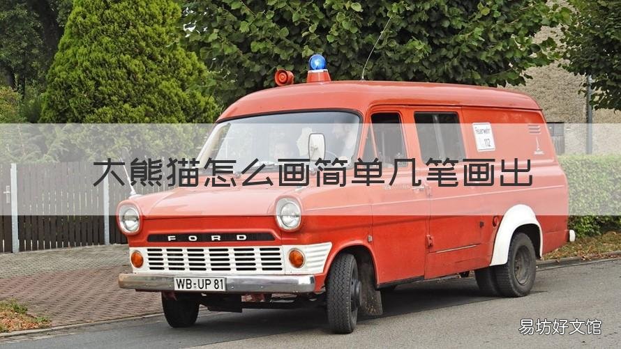 大熊猫怎么画简单几笔画出 大熊猫怎么画简笔画?