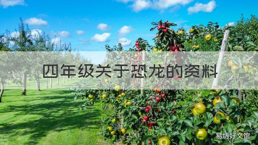 四年级关于恐龙的资料 关于恐龙的资料四年级200字