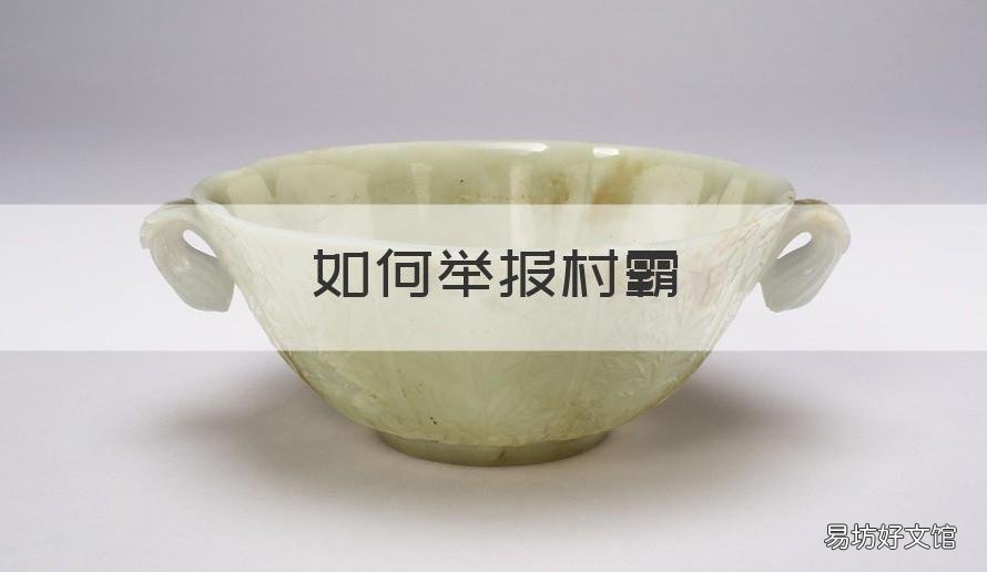 如何举报村霸 如何举报村霸侵占村集体房产