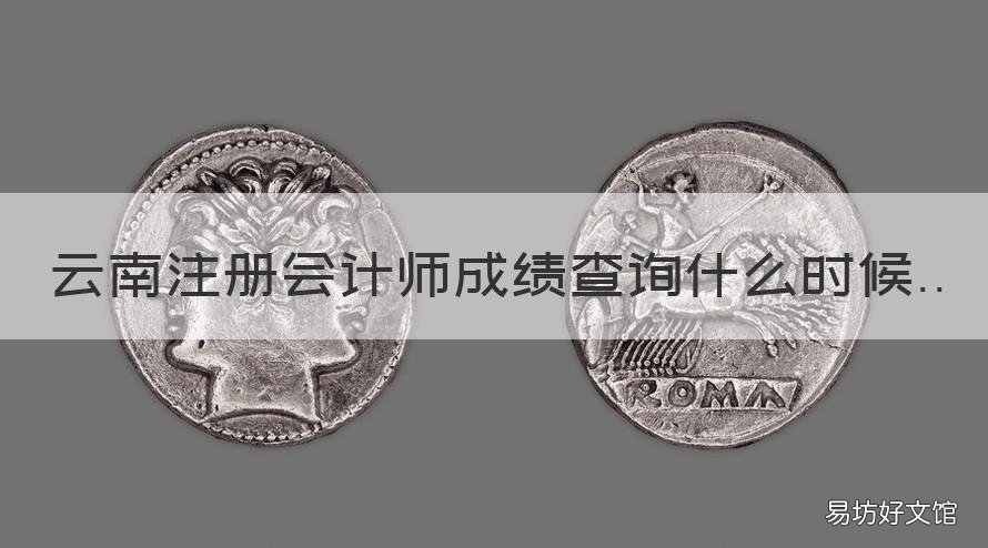 云南注册会计师成绩查询什么时候 云南注册会计师成绩查询什么时候出