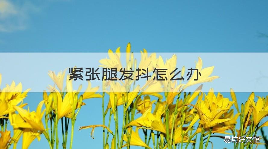 紧张腿发抖怎么办 紧张腿发抖怎么办啊