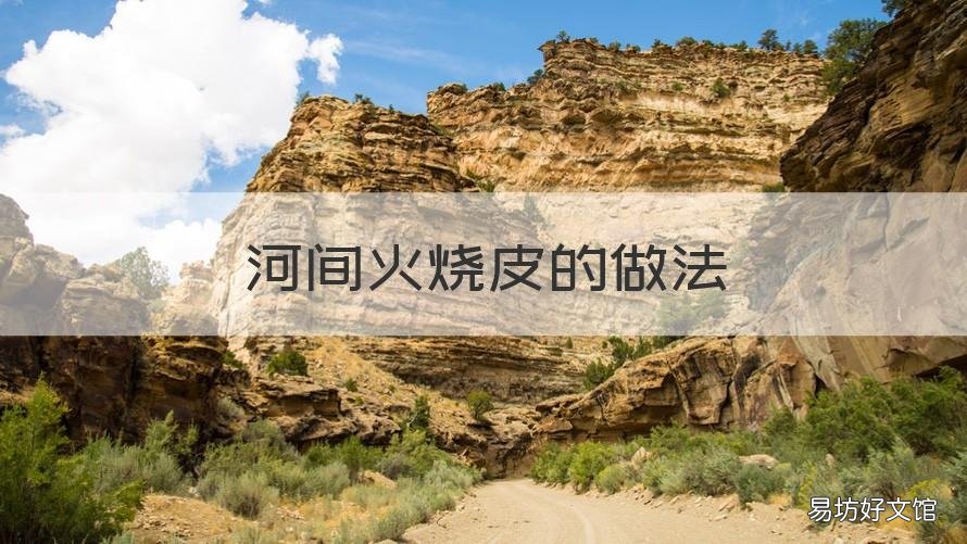 河间火烧皮的做法 河间火烧皮的和面视频