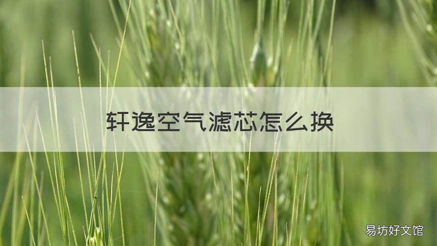 轩逸空气滤芯怎么换 轩逸空滤怎么更换