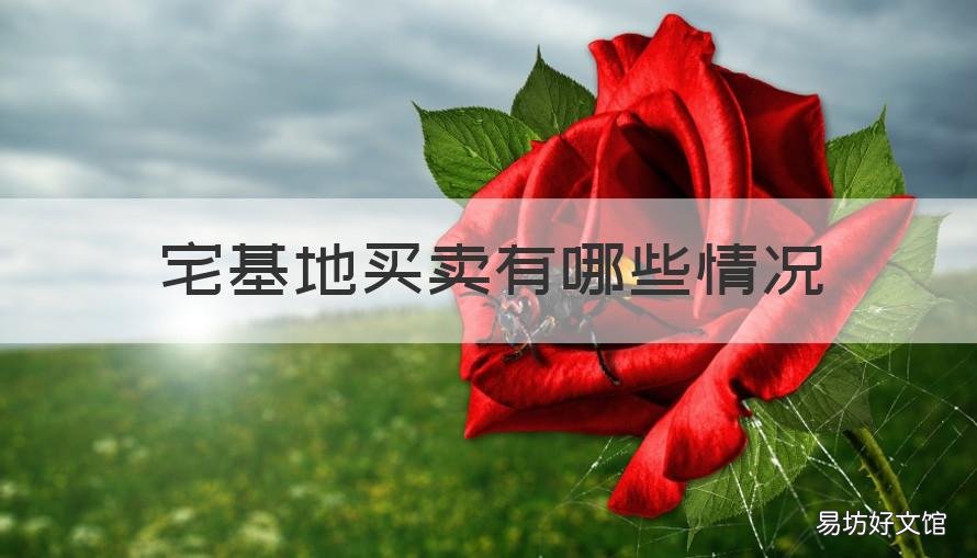 宅基地买卖有哪些情况 宅基地买卖有哪些情况可以退房