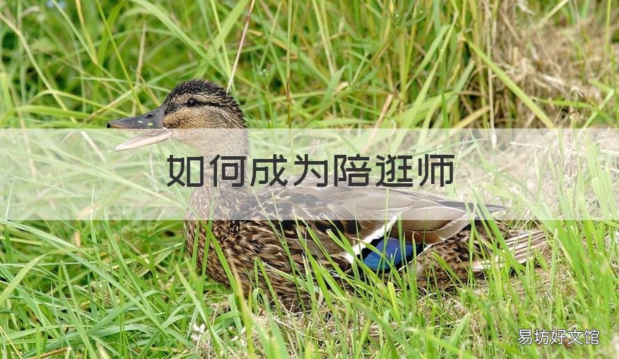 如何成为陪逛师 陪逛师培训