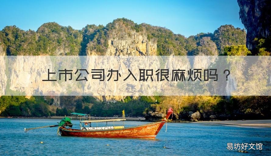 上市公司办入职很麻烦吗 上市公司入职流程很麻烦吗