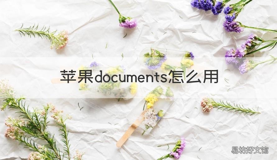 苹果documents怎么用 苹果手机documents在哪里