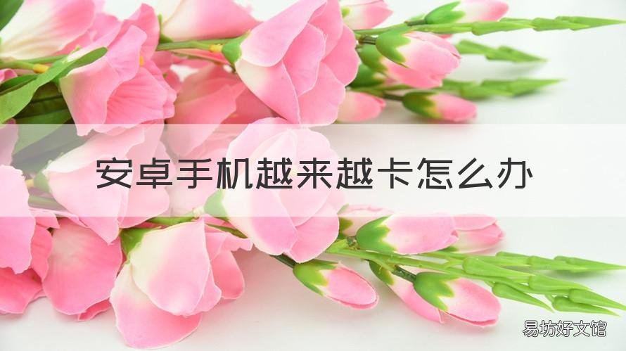 安卓手机越来越卡怎么办 安卓手机越用越卡的解决办法