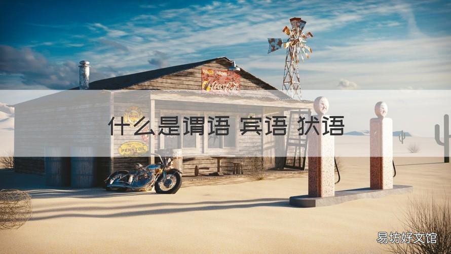 什么是谓语 宾语 状语 什么是谓语 宾语 状语视频