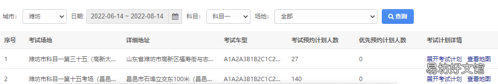 潍坊驾照考试时间安排查询方法 潍坊驾照考试时间安排查询方式是什么